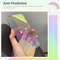 Luxury Laser Gradient Case For Samsung Galaxy S20 S21 S22 S23 S24 Note 10 20 Ultra A32 A33 A52 A53 Back Cover Women Girls Aesthe