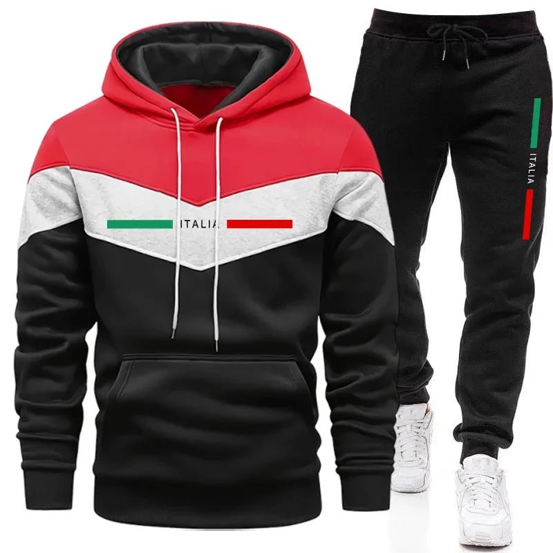 Casual Mens Tracksuit Print Sweatshirts Outdoors Fitness Sports Jogging Clothing Warm Single Piece Hoodie - View 11 | SAMAG