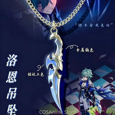 Genshin Impact Lohen Anime Cosplay Necklace Pendant Beads | SAMAG