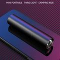 Mini Telescopic Zoom Flashlight 3 Light Mode Torch USB Rechargable Waterproof Powerful Flashlights Outdoor Portable Torch Lamp