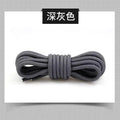 2pcs/ Pair Round Solid Polyester Black Brown Shoelaces For Marten Boot Women Men Outdoor Hiking Boots Sports Shoes Lace Strings
