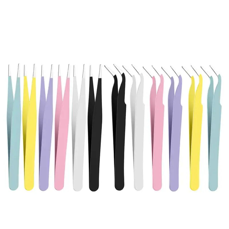 Stainless Steel Tweezers Jewelry Making Tools DIY Epoxy Resin Mold Color Kits Handmade Accessories - Visuel 6 | SAMAG
