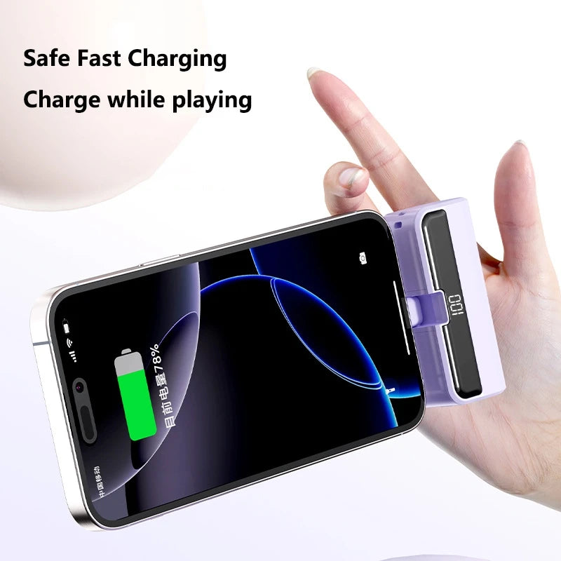 ROMOSS 500000mAh Capsule Power Bank Portable Large Capacity Super Fast Charging Mini External Battery for iPhone Huawei Samsung