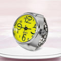 Kiss Jewelry Women Men Vintage Classic Finger Watch Rings Punk Stretchy Strap Quartz Watches Clock Ring Hip-hop anillos 2023