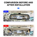 SEAMETAL Wide Angle Convex Rearview Mirror Anti Glare Car Interior Rear View Baby Child Seat Watch Sun Visor Mirror Covers