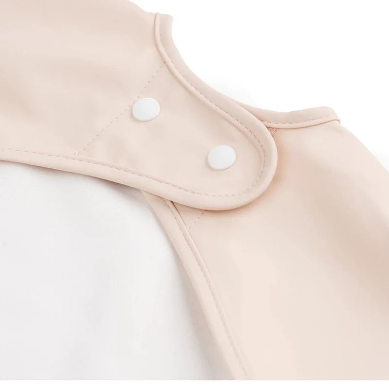 Cute Baby Bibs Waterproof Oil Proof Apron New Double Buckle Washcloth Feeding Bib Soft Burp Cloth For Boy Girl Bandana Bibs