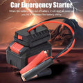 Car Lithium Battery Converter Charger Clip Auto Igniter Jump Starter For Makita Booster Cable Adapter Emergency Power DIY Tools