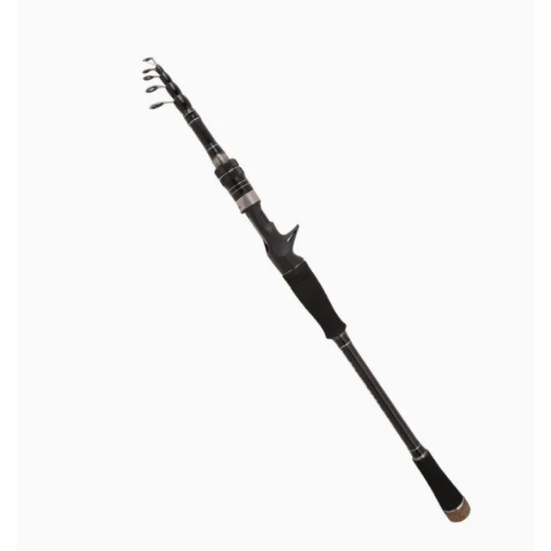 1.8m-3.0m Ultra Light Carbon Fiber Retractable Fishing Rod Portable Spinning Casting Rod Outdoor Trout Fishing Pole