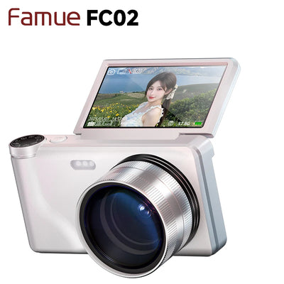 Famue FC02 Digital Camera for Students, 64MP Beauty | SAMAG