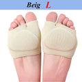 Silicone Gel Insoles for Shoes Metatarsal Forefoot Insert Pad for Women Men Foot Cushion Pads For Hallux Valgus Corrector Socks