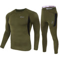 Men's Winter Thermal Underwear Thermal Tee And UnderPants Set Comfortable Breathable One-Piece Suit for Home Use