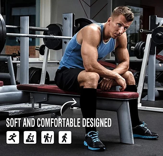 Compression Socks Running Men's Sports Anti Fatigue Pain | SAMAG