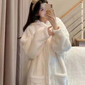 Autumn and Winter Ladies Warm Pajamas Homewear Rabbit | SAMAG