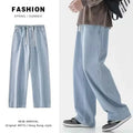 Trendy Men's American High Street Faded Jeans Summer Thin | SAMAG