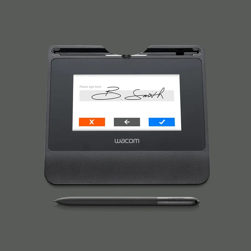 Wacom Color LCD Signature Pad Tablet  STU-540 5" Battery-free Pen 1024 Levels for Business
