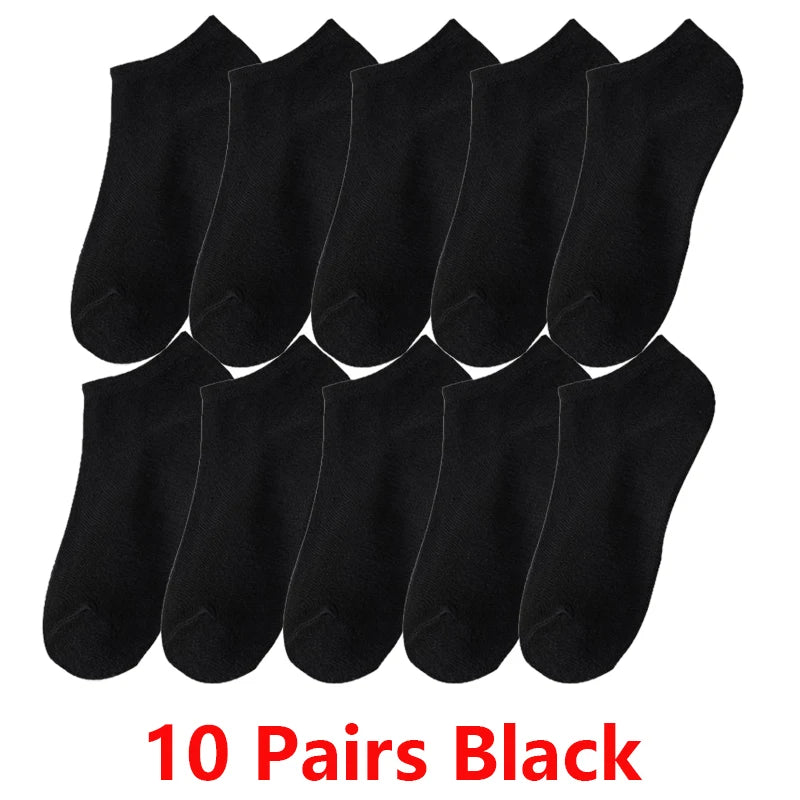 10/20/30 Pairs Unisex Comfort-Fit Ankle Socks Men Women | SAMAG