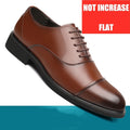 Height Increasing Shoes Men Taller Elevator 6CM Invisible Insole for Daily Men's Heighten Increased Wedding Oxfords Office Male