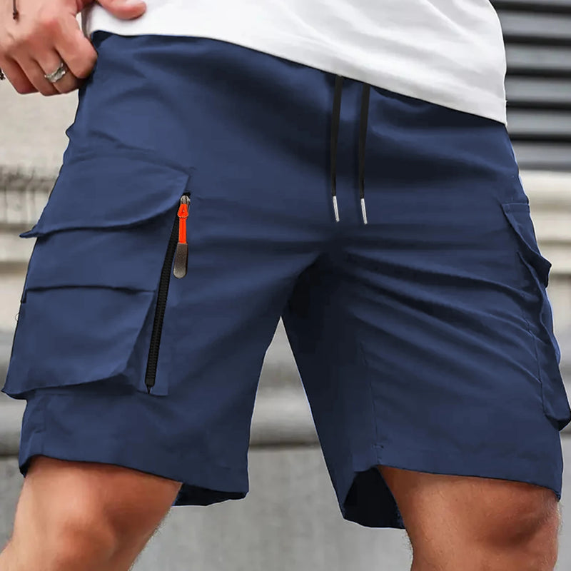 UETEEY Summer Casual Cargo Shorts Men Outdoor Travel | SAMAG