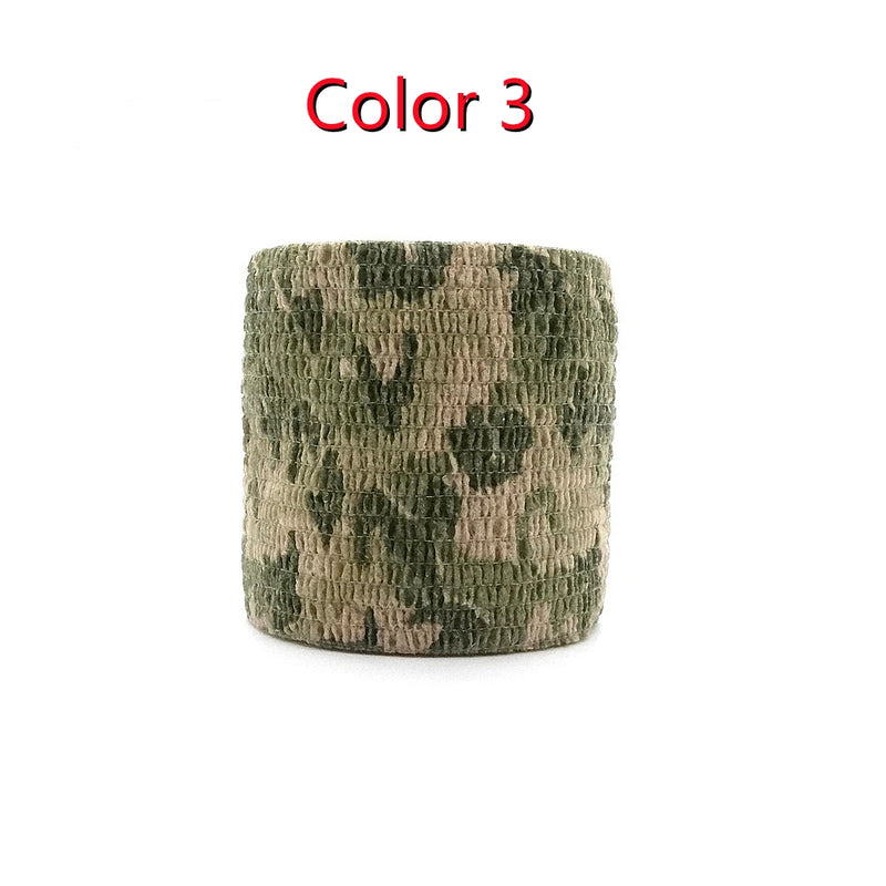 1 Roll U Pick 4.5m*5cm Waterproof Outdoor Camo Hiking Camping Hunting Camouflage Stealth Tape Wraps