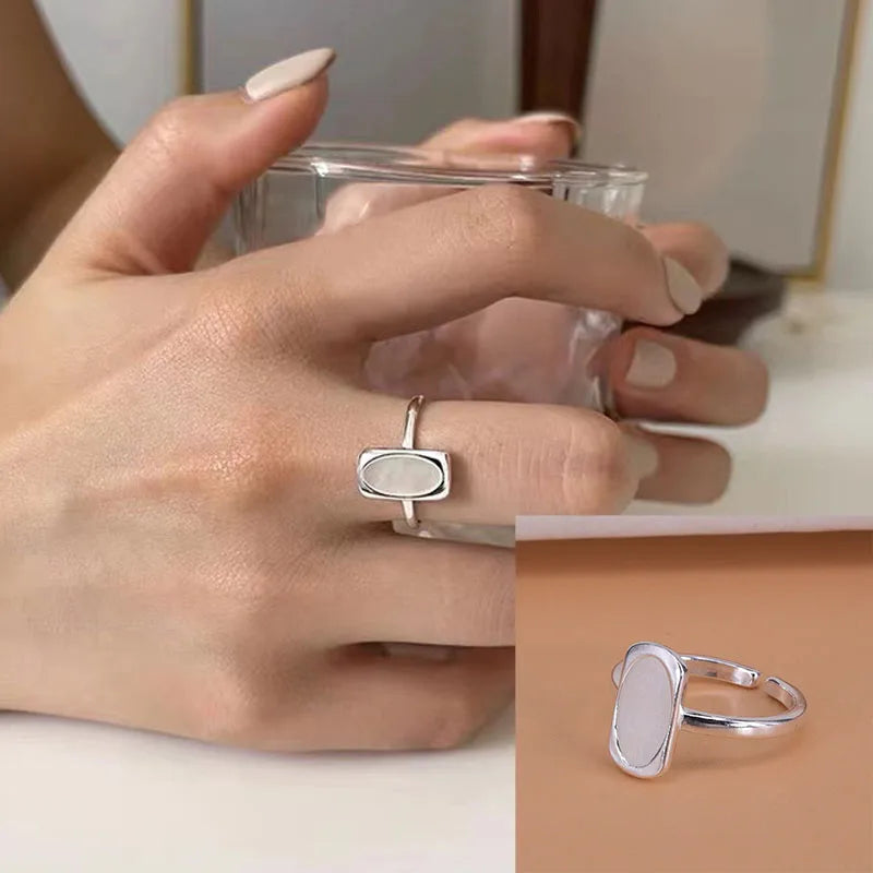 VENTFILLE 925 Sterling Silver Geometric Multilayer Round | SAMAG