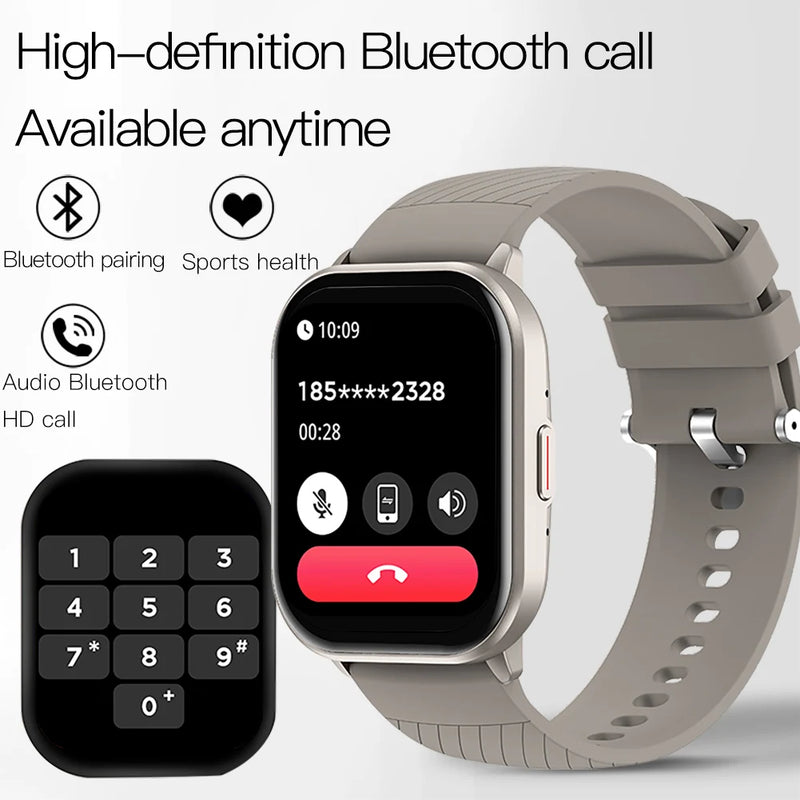 OLEVS Watch Multilingual Electronic Watch IP68 Waterproof Smartwatch Outdoor Sports Fitness Tracker Health Monitor BT5.2 8206