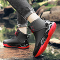 Men's casual rain boots four seasons new anti-slip waterproof outdoor wading fishing water shoes car wash snow kitchen rain shoe