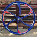 24/26 inch bicycle wheel hub magnesium alloy material integrated wheel hub disc brake maximum tire width 2.35