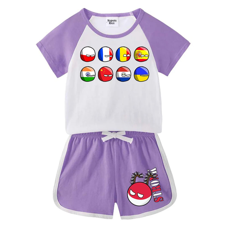 Countryball Polandballs Clothes for Summer Toddler Girls | SAMAG