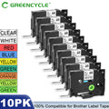 5PK/10PK Label Tape Compatible For Brother TZ Tze-231 131 631 6/9/12mm Laminated Label Cassette For Brother P-Touch Label Maker