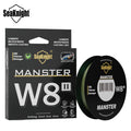 SeaKnight Brand W8 II Series Fishing Line 8 Strands 500m 300m anti-UV anti-saltwater Coating, Multifilament PE Line Braided Wire