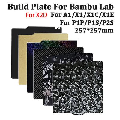 For Bambu lab X2D P2S X1 P1S Carbon Build Plate A1 PEI | SAMAG