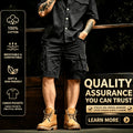 Men Summer New Multi Pockets Cotton Cargo Shorts Fashion | SAMAG