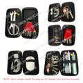Car Repair Tool Kit Storage Bag Car Terminal Removal Organizer Bag Multiple Sizes Carbon Fiber Pattern With Zipper Tool Storage