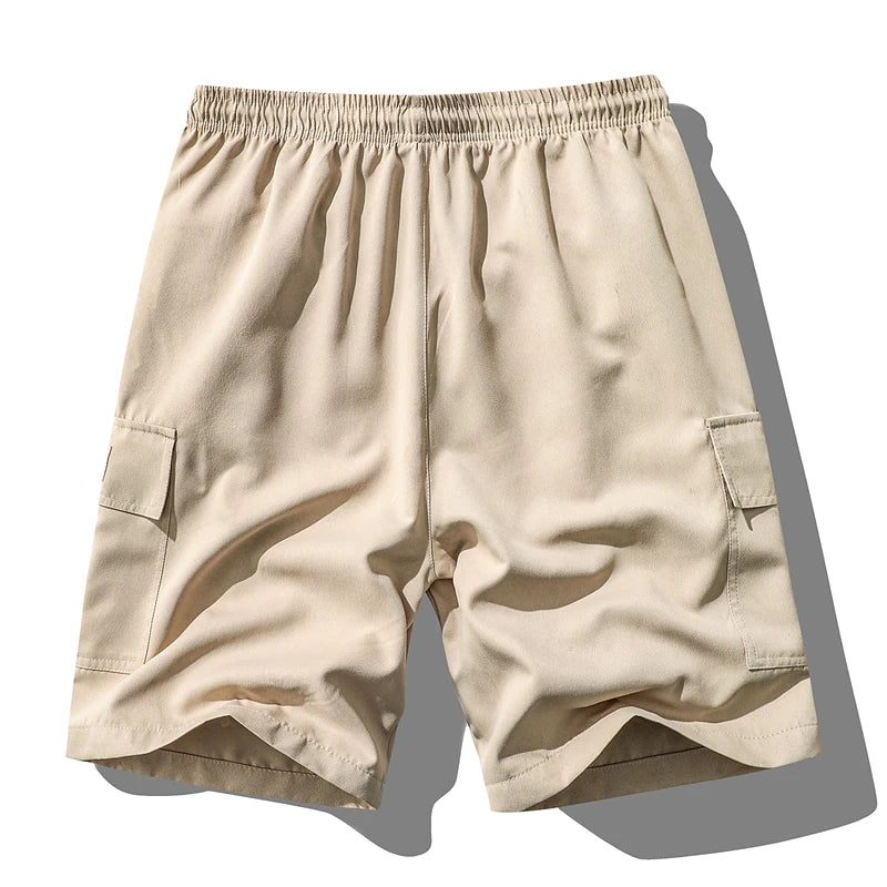 Men's Summer New Cargo Shorts Loose Plus Size Drawstring | SAMAG