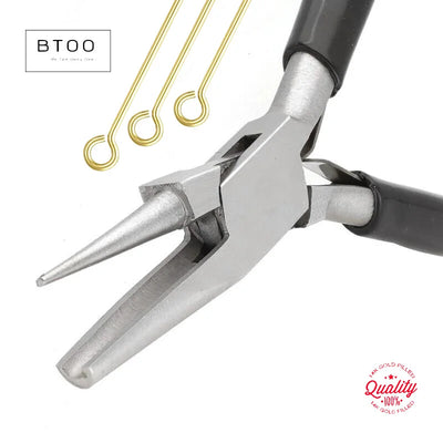 Wire Looping Pliers - Round Nose and Concave - Jewelry Making Tool | SAMAG