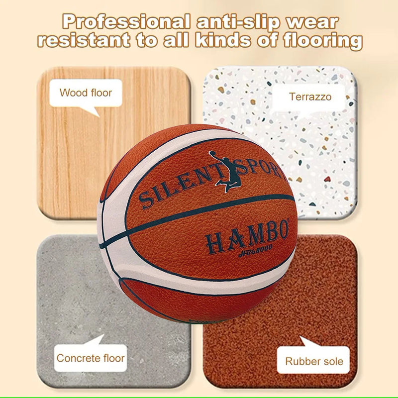 Indoor Silent Basketball Cloth Cover Size7#/6#/5# Soft - View 5 | SAMAG