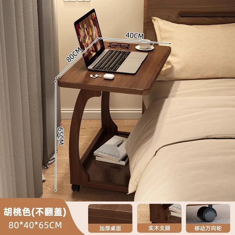 Factory Direct 2026 Bedside table Movable lifting tabl e Bedroom bedside writing ta ble Student home desk Laptop computer tab le