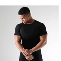 New Men Body Shapers Fitness Elastic Abdomen Tight Fitting Short Sleeve Shirt Tank Tops Shape Underwear Slimming Boobs Shaping