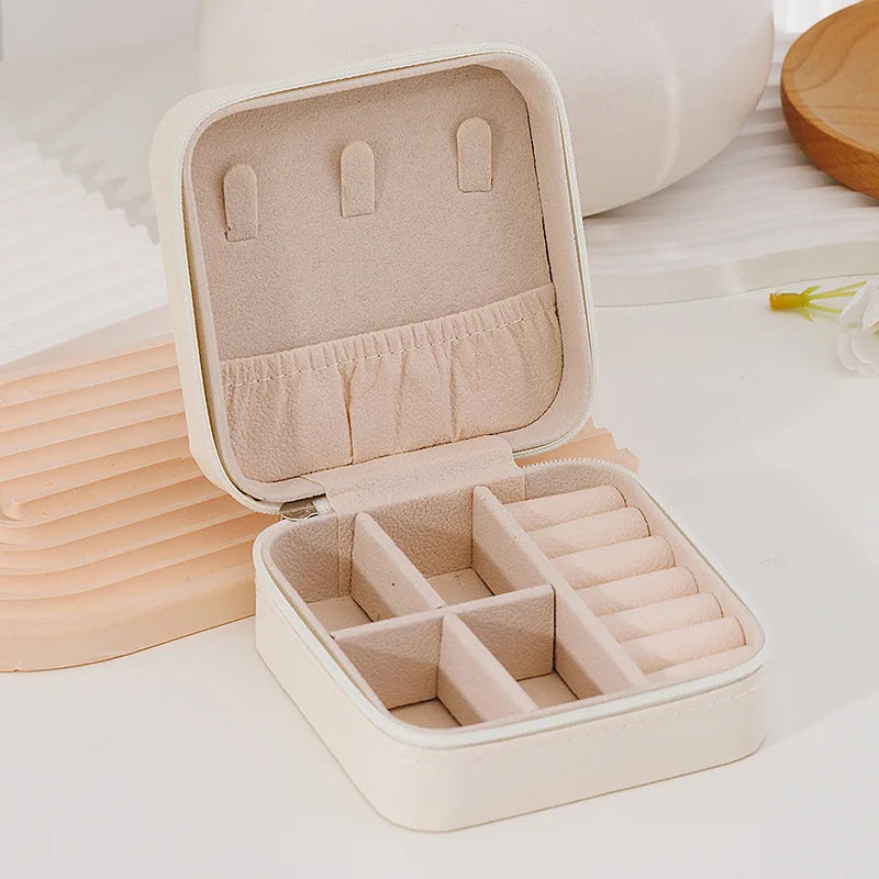 Double - layer Wooden Jewlery Box Ring Jewelry Boxes and Packaging with PU Leather Storage Organizer and - Visuel 9 | SAMAG