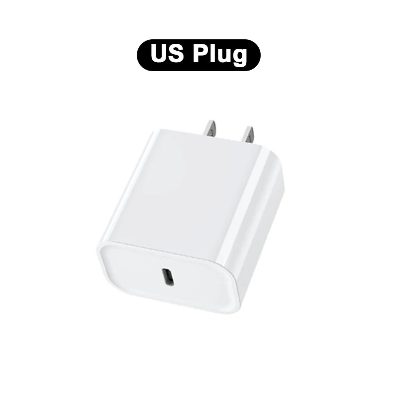 PD 30W Fast Charger Power Adapter For iPhone 17 Pro Max USB Type C To C Fast Charging Cable For iPhone Air 16e 15 Quick Charging
