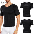 Vensslim Men Slimming Body Shaper Belly Control Shapewear Man Shapers Underwear Waist Trainer Top Corrective Posture Vest Corset