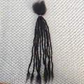 Dreadlocks Sister Locs Extensions Handmade Soft Crochet Brazilian Human Hair Braiding 10in Ombre Short Hair 10Strands/lot