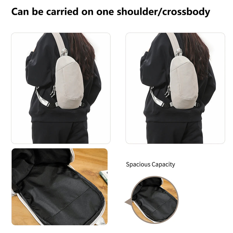 Crossbody Bag Men's Casual Chest Bag 2026 New Fashion Trendy Brand Small Shoulder Bag Women's Lightweight Sports Waist Bag Shoul