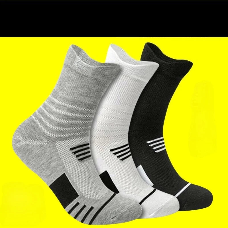 3 pairs Men's Classic Crew Socks Unisex Sports | SAMAG