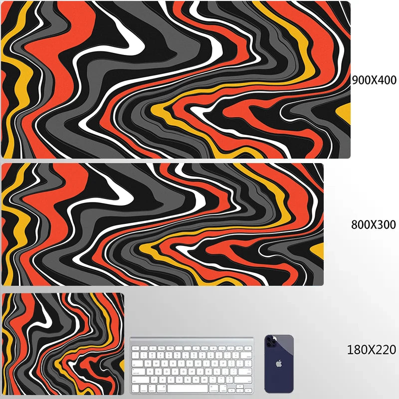 Strata Liquid 900x400 Mouse Pad Computer Laptop Anime Keyboard Mouse Mat XXL Large Mousepad Keyboards Gamers Decoracion Desk Mat