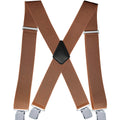 Men's Suspender Trousers Braces with Strong 2 inch Wide 4 Clips Heavy Duty for High Elastic X Style - Visuel 14 | SAMAG