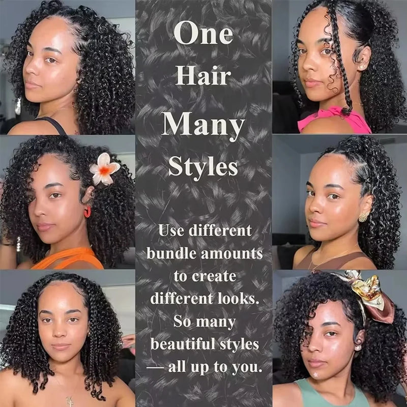 Human Hair Pre-Separated Miracle Knots Feather Crochet Burmese Curly Human Hair Feather Crochet Human Hair Extensions Invisible Miracle Knots Crochet Human Hair Bundles For Women Daily Use Birthday Holiday Gift Popular Hairst