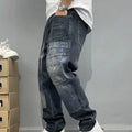 Spring/Autumn Fashion Trendy American Retro Straight Leg | SAMAG