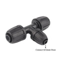 2~10Pcs 16mm PE Pipe Connectors Garden Watering Irrigation Joints Agricultural Irrigation Quick Connector Straight Elbow Tee