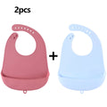 Baby Bib Adjustable Waterproof Bibs Babies Soft Edible Silicone Newborn Saliva Dripping Towel Drooling Children Scarf BPA Free